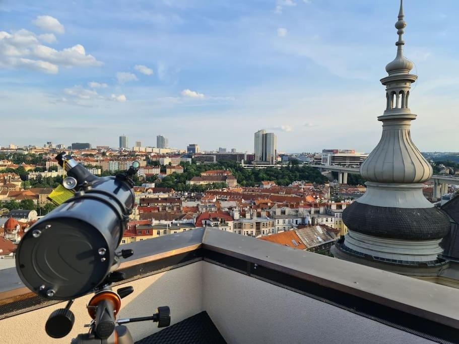 Luxury Rooftop Appartment With Fantastic Views Praga Exterior foto