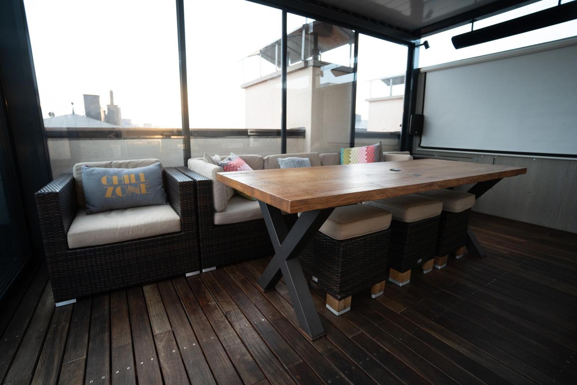 Luxury Rooftop Appartment With Fantastic Views Praga Exterior foto
