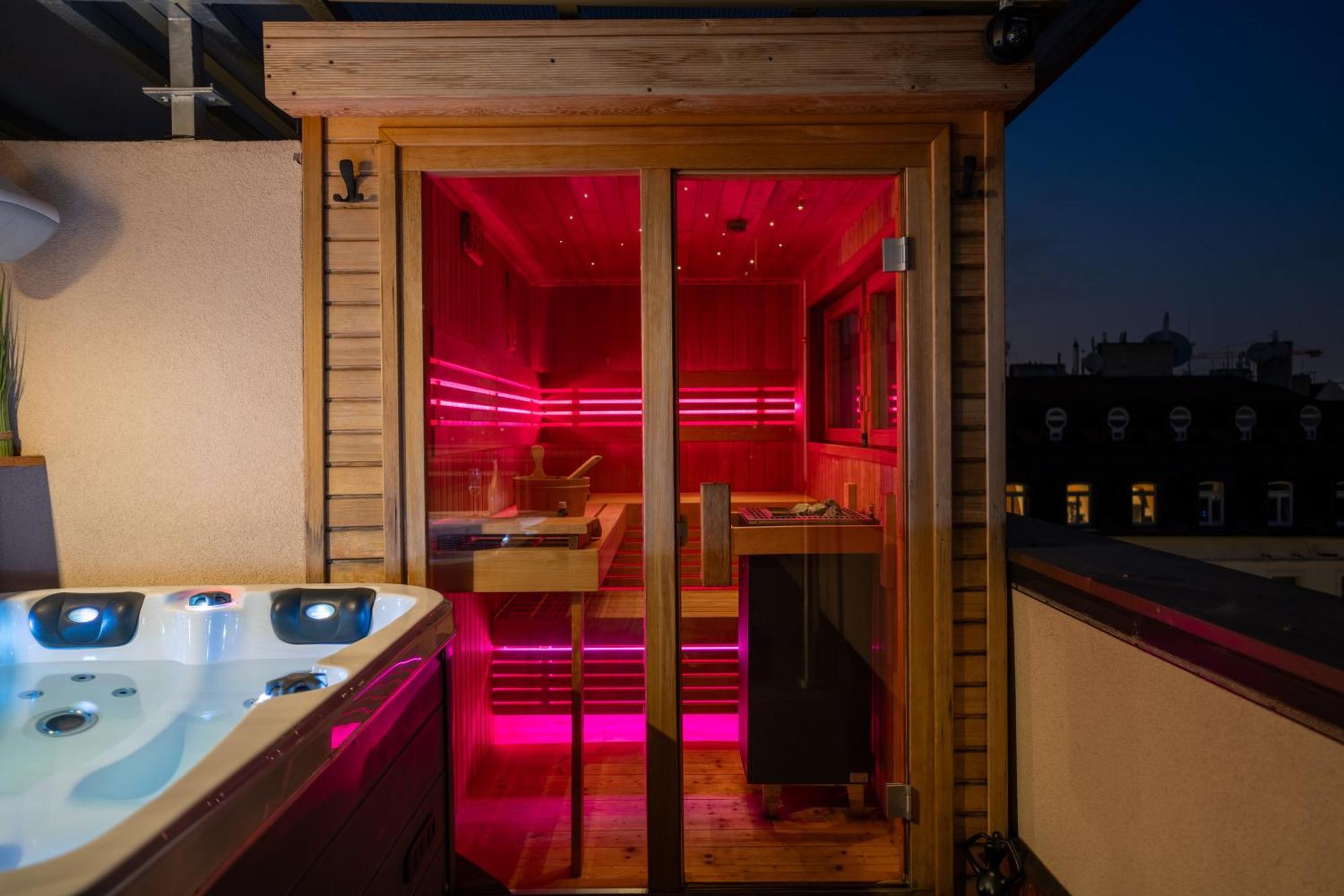 Luxury Rooftop Appartment With Fantastic Views Praga Exterior foto